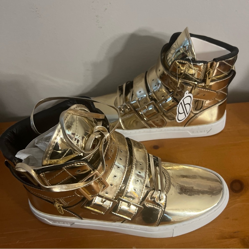 Radii Straight Jacket  High Top Shoes FM 1037 Liquid Gold. Size 8.5